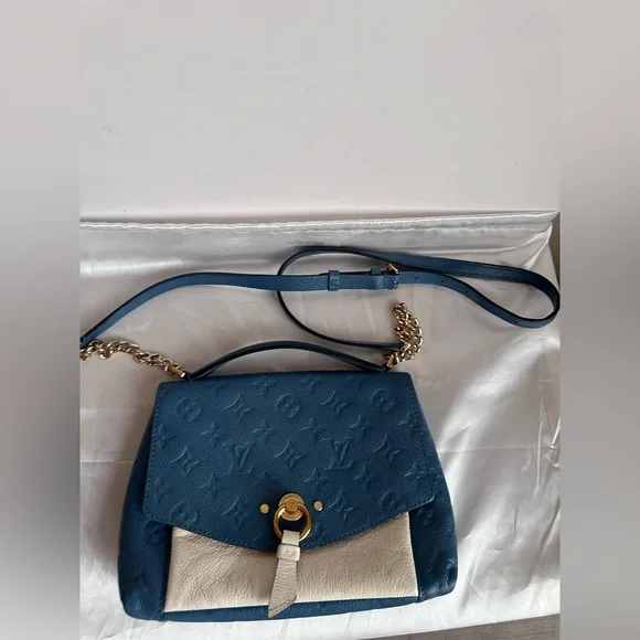 Louis Vuitton Blanche BB Monogram Empreinte Celeste Crossbody Bag - Picture 14 of 16